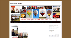 Desktop Screenshot of flotarenglobo.com